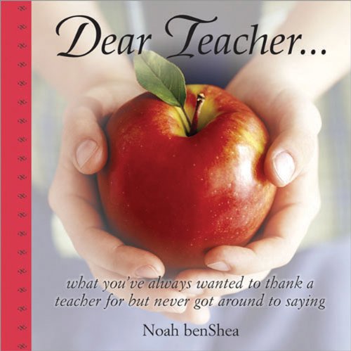 Dear Teacher Cover