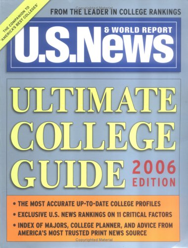 US News Ultimate College Guide 2006 (Us News Ultimate College Guide) Cover