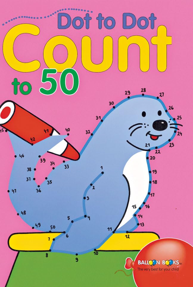 Dot to Dot Count to 50 Cover