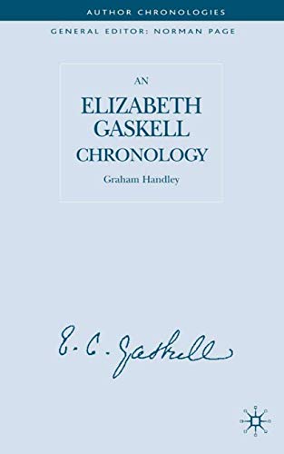 An Elizabeth Gaskell chronology Cover
