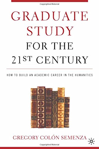 Graduate study for the twenty-first century Cover