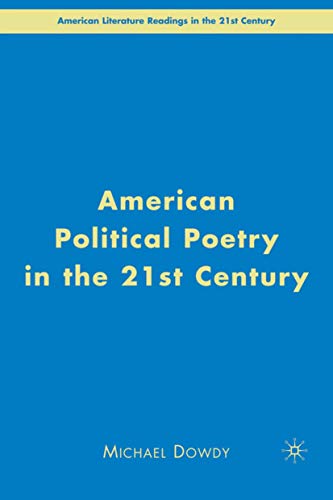 American political poetry in the 21st century Cover