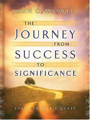 The journey from success to significance Cover