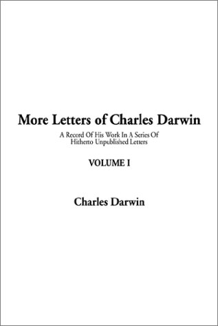 More Letters of Charles Darwin Cover