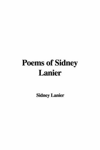 Poems of Sidney Lanier Cover