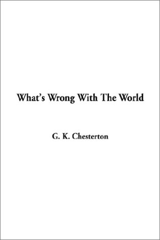 What's Wrong With the World Cover