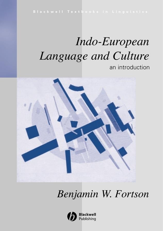 Indo-European language and culture Cover