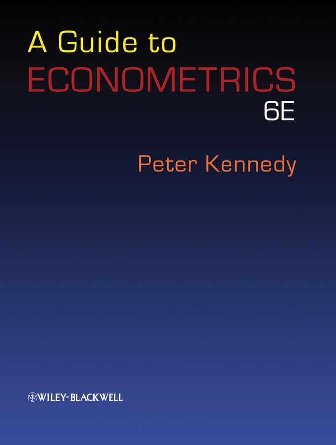 A guide to econometrics Cover