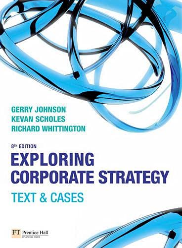 Exploring corporate strategy Cover