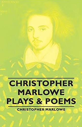 Christopher Marlowe - Plays & Poems Cover