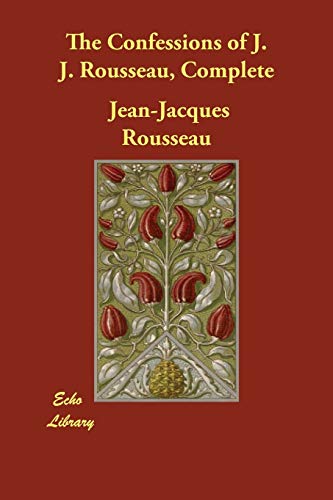 The Confessions of J. J. Rousseau, Complete Cover