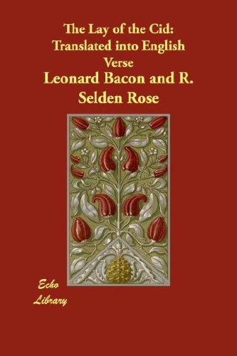 The Lay of the Cid Cover