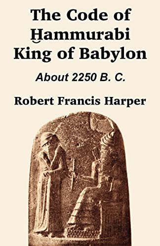 The Code of Hammurabi King of Babylon Cover