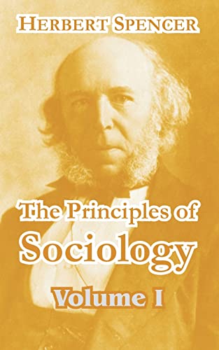 The Principles of Sociology, Vol. 1 Cover