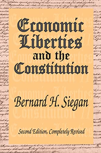 Economic liberties and the constitution Cover