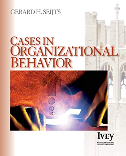 Cases in organizational behavior Cover