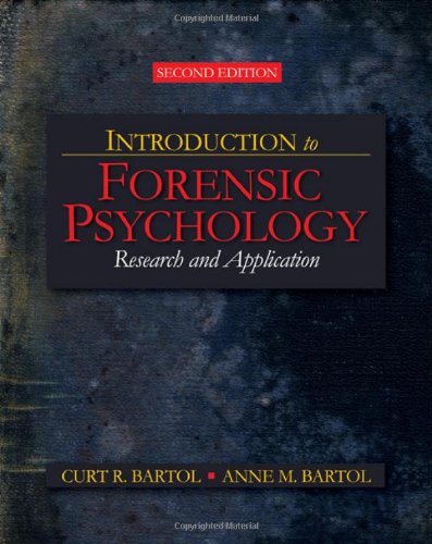 Introduction to Forensic Psychology Cover