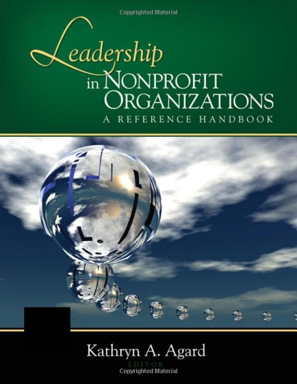 Leadership in nonprofit organizations Cover
