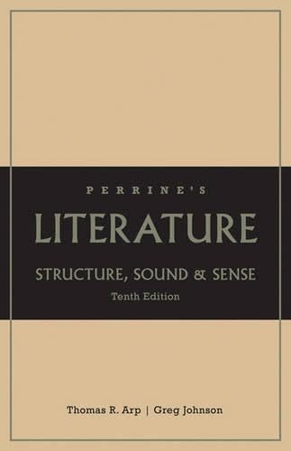Perrine's Literature: Structure, Sound, and Sense Cover