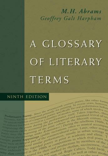 A Glossary of Literary Terms Cover