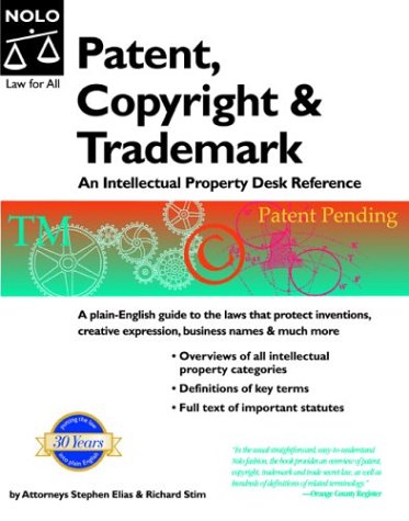 Patent, copyright & trademark Cover