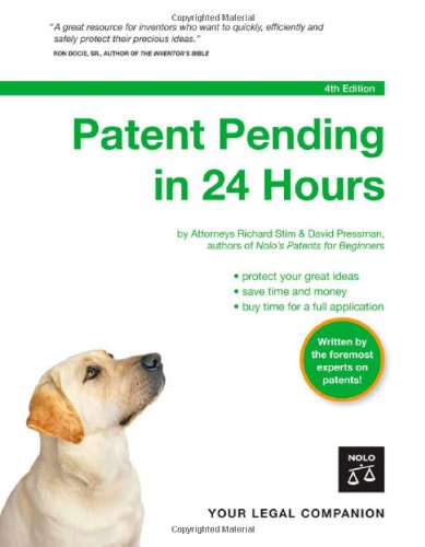 Patent Pending in 24 Hours Cover