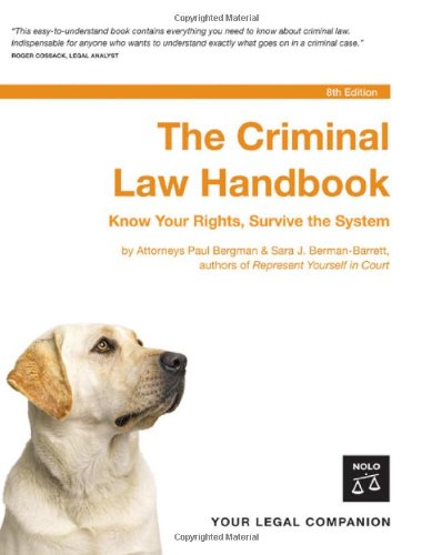 Criminal Law Handbook Cover