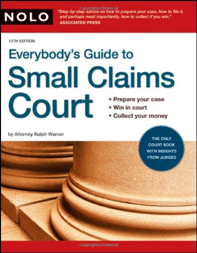 Everybody's Guide to Small Claims Court Cover