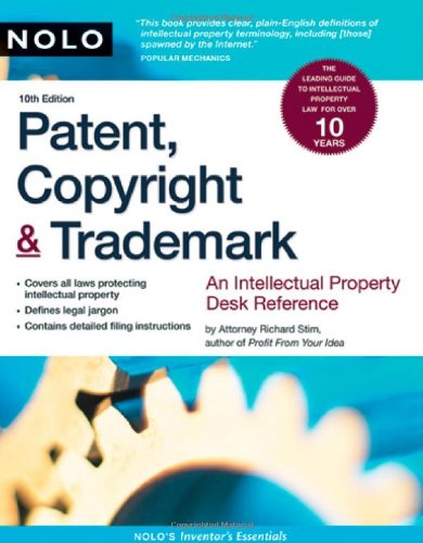 Patent, copyright & trademark Cover