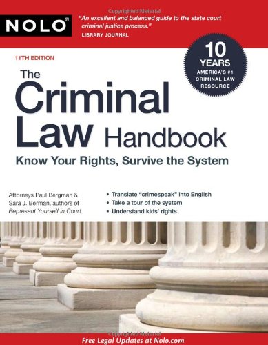 The criminal law handbook Cover