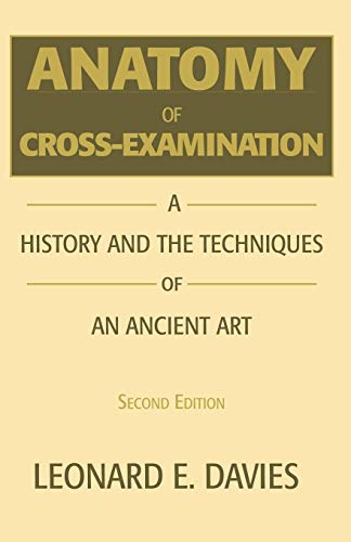 Anatomy of Cross-Examination Cover