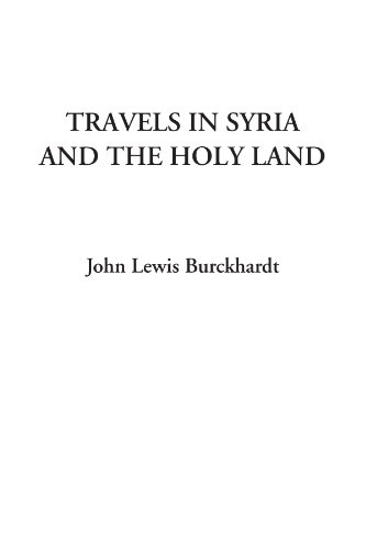 Travels In Syria And The Holy Land Cover