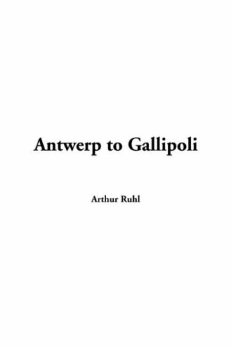 Antwerp To Gallipoli Cover