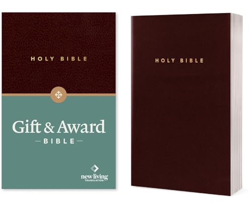Holy Bible: New Living Translation, Burgundy Leather, Gift and Award Edition (Gift and Award Bible: New Living Translation-2) Cover