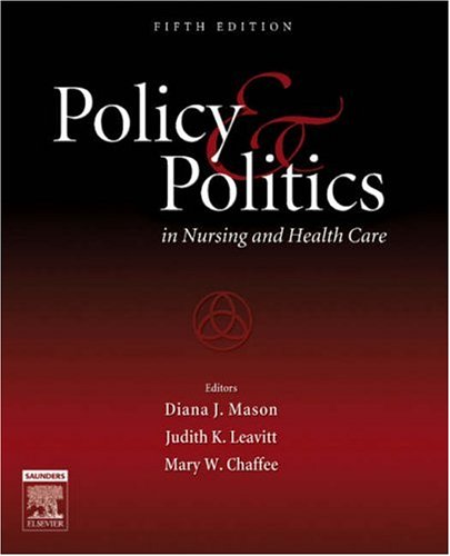 Policy & politics in nursing and health care Cover