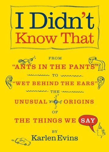 I Didn't Know That Cover