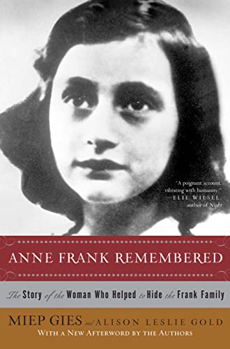 Anne Frank remembered Cover