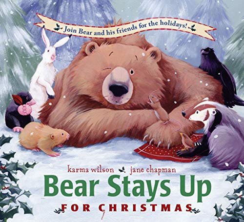 Bear stays up for Christmas Cover