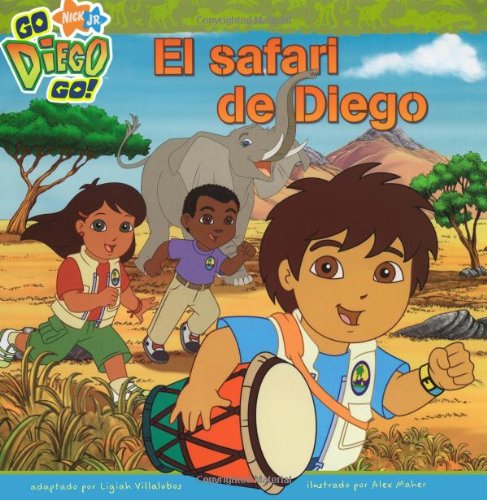 El safari de Diego (Diego's Safari Rescue) (Go, Diego, Go! (8x8) (Spanish)) Cover