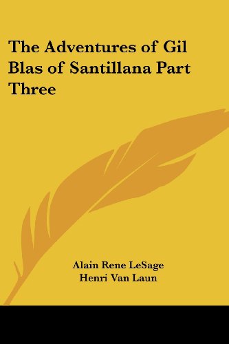 The Adventures of Gil Blas of Santillana Part Three Cover