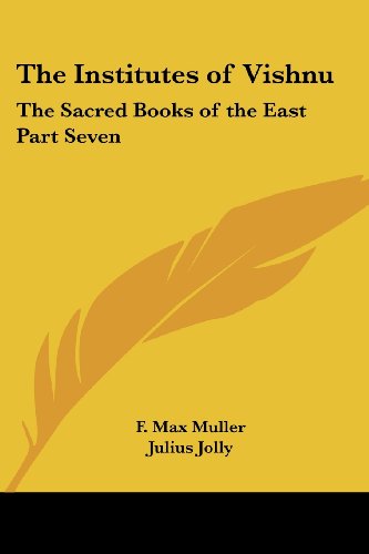 The Institutes Of Vishnu Cover