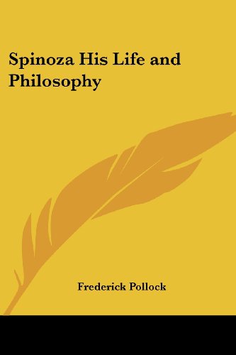 Spinoza His Life and Philosophy Cover