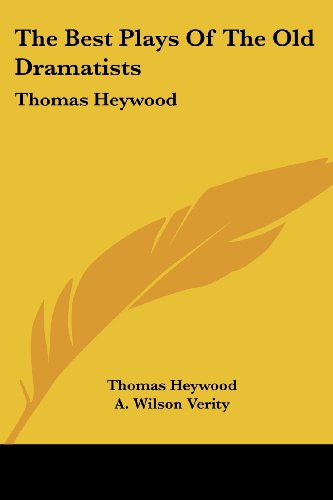 The Best Plays of the Old Dramatists Cover