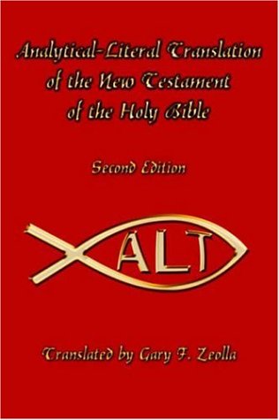 Analytical-Literal Translation of the New Testament of the Holy Bible Cover