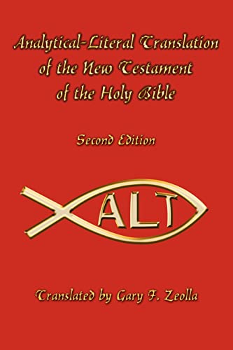 Analytical-Literal Translation of the New Testament of the Holy Bible Cover
