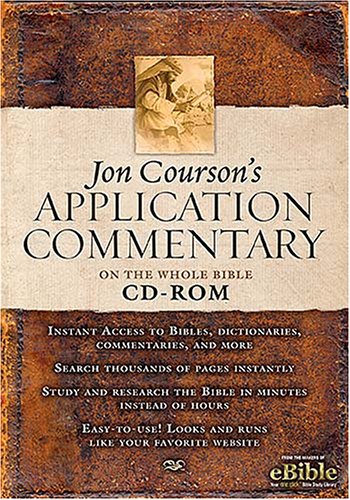 Jon Courson's Application Commentary on the Whole Bible Cover