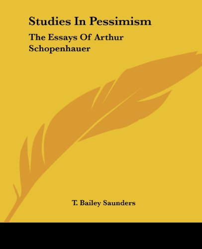 Studies In Pessimism Cover