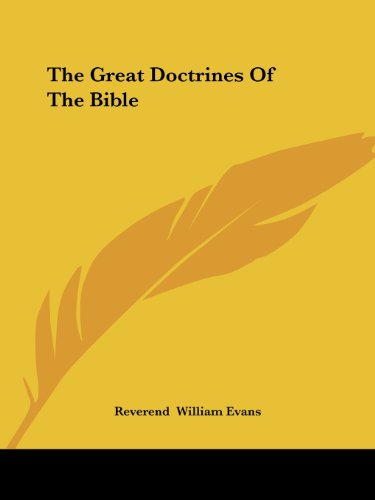 The Great Doctrines Of The Bible Cover
