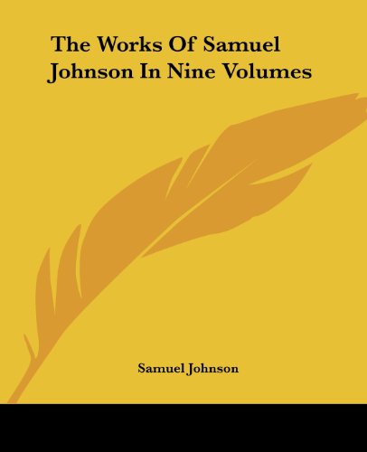 The Works Of Samuel Johnson In Nine Volumes Cover