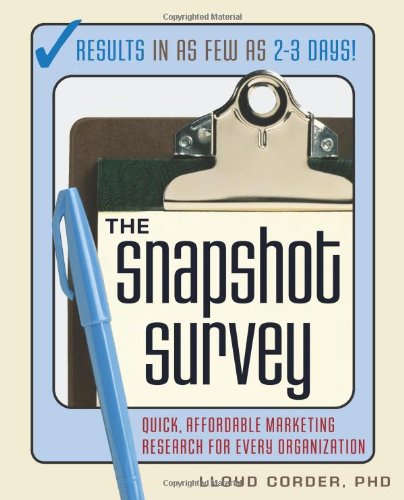 Snapshot survey Cover